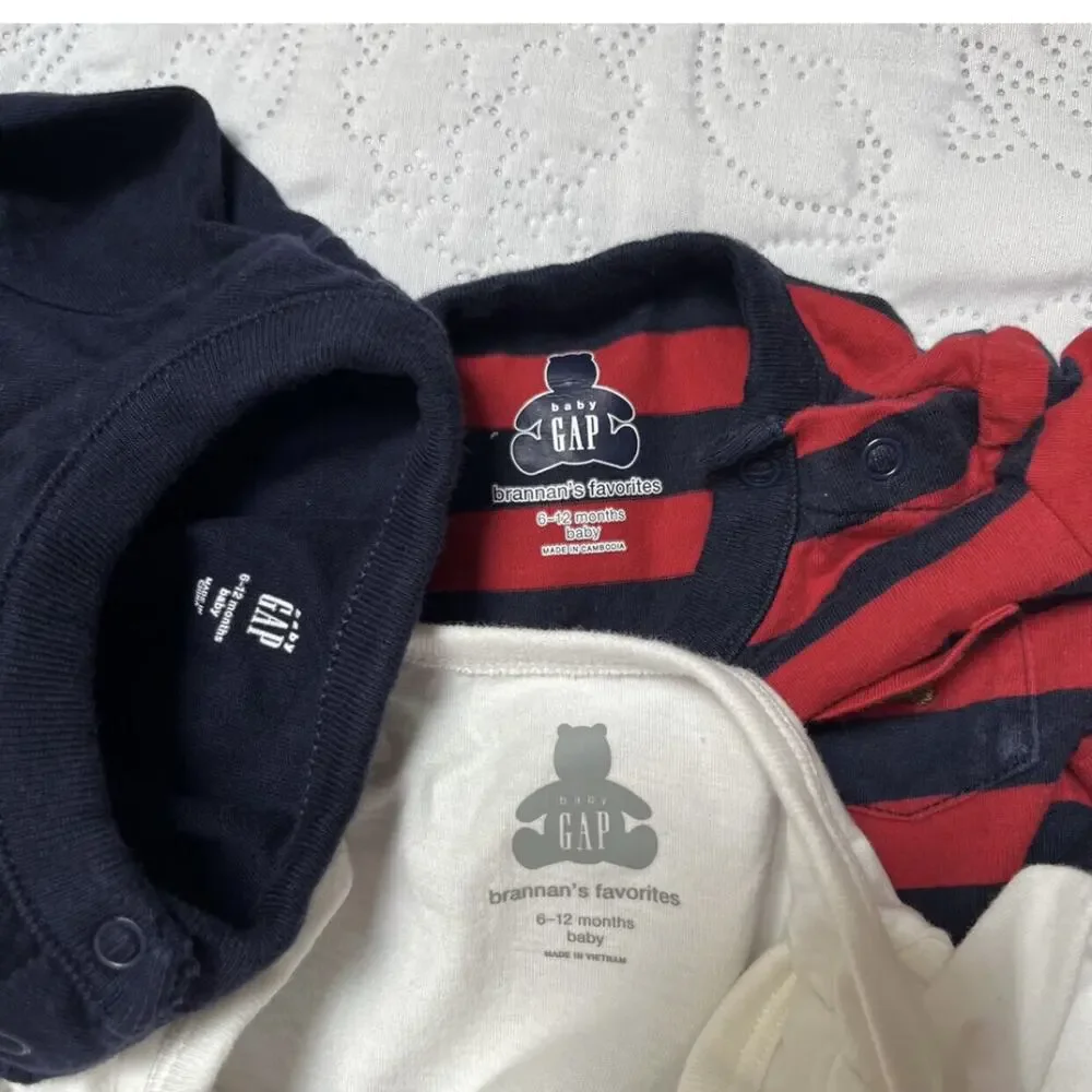 Gap Valentine's Day Bodysuit Bundle Size 6-12m